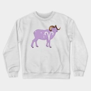 Aries (Light Purple) Crewneck Sweatshirt